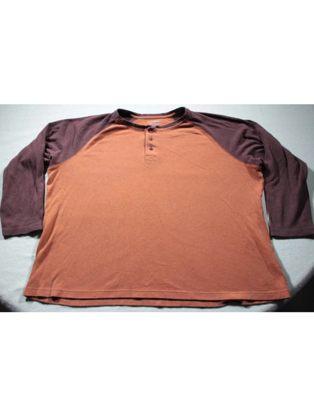 L.L. Bean Long Sleeve Henley Neck T-Shirt